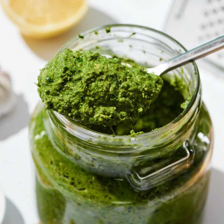 Cómo blanquear albahaca (para pesto)